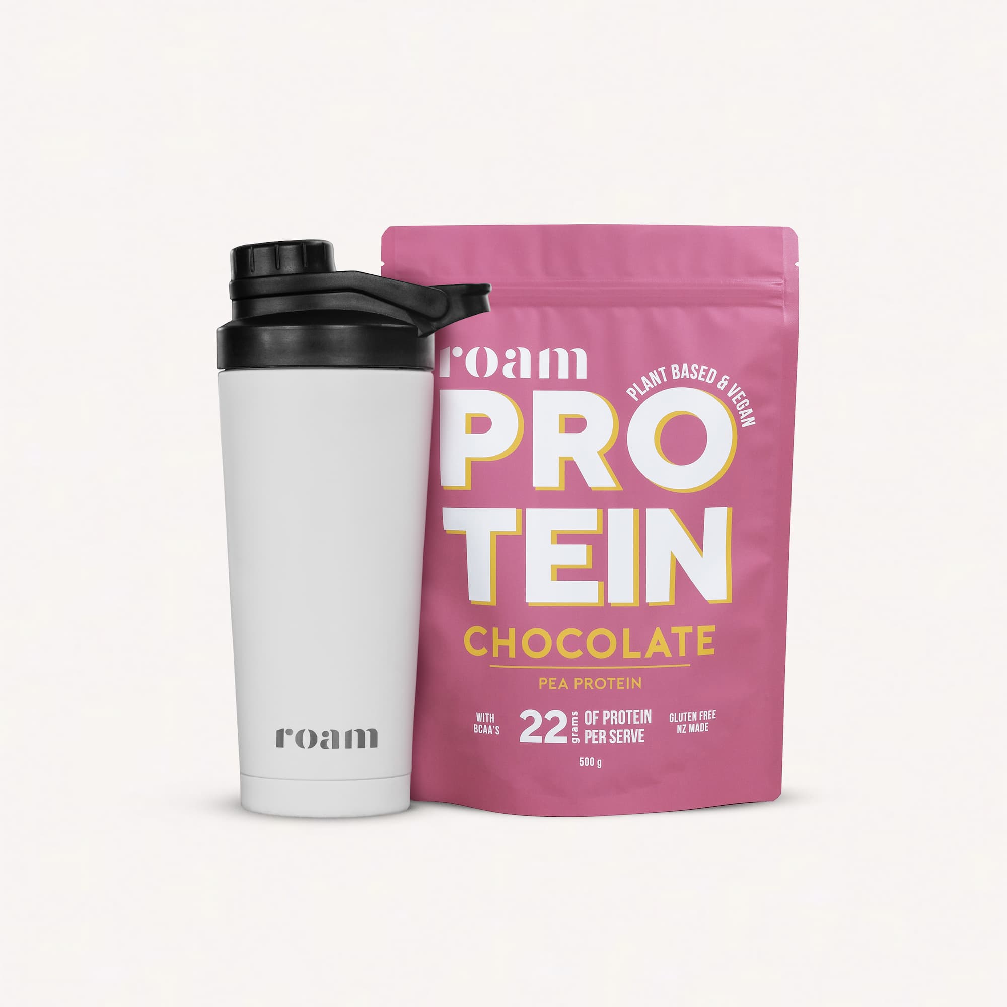 Vegan Protein Powder with Shaker Bundle | Roam| NZ Australia